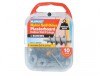 Plasplug SDF 236 Nylon Self Drill Fixings & Screws (10)