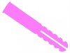 Rawlplug Plastic Plugs Pink - Screw Sizes 6-10 Pack of 100