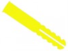 Rawlplug Plastic Plugs Yellow - Screw Sizes 16-20 Pack of 100