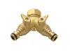 Rehau Brass Dual Tap Connector 1/2in