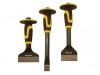 Roughneck Chisel & Bolster 3 Piece Set 76 x 254mm  70 x 216mm  & 254 x 25mm