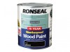 Ronseal 10 Year Weatherproof Wood Paint Black Gloss 750ml