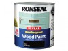 Ronseal 10 Year Weatherproof Wood Paint Black Gloss 2.5 Litre