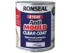 Ronseal 6 Year Anti Mould Clear Coat Matt 2.5 Litre