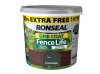 Ronseal One Coat Fence Life Forest Green New 4 Litre +25%