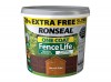 Ronseal One Coat Fence Life Harvest Gold New 4 Litre +25%