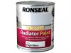 Ronseal One Coat Radiator Paint White Satin 250ml