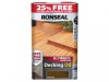 Ronseal Ultimate Protection Decking Oil Dark Oak 4 Litre + 25%