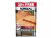 Ronseal Ultimate Protection Decking Oil Natural Oak 4 Litre + 25%