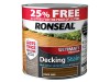 Ronseal Ultimate Decking Stain Dark Oak 2 Litre + 25%