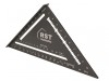 R.S.T. Aluminium Black Rafter Square 12in