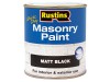 Rustins Quick Dry Masonry Paint Black 250ml