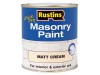 Rustins Quick Dry Masonry Paint Cream 250ml