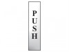 Scan Push (vertical) - Chr (200 x 50mm)