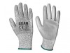 Scan Grey PU Coated Cut 3 Gloves - Medium (Size 8)