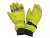 Scan Hi-Visibility Gloves, Yellow Large