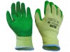 Scan Knitshell Latex Palm Gloves (Green) - Large (Size 9)