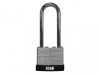 Scan Laminated Steel Padlock 40mm Long Shackle