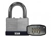 Scan Laminated Steel Combination Padlock 50mm