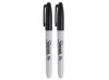Sharpie Fine Tip Permanent Marker Black (Pack of 2)