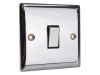 SMJ 2-Way Light Switch 1-Gang Chrome