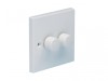 SMJ Dimmer Switch 2-Gang 1-Way 250W Trade Pack