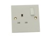 SMJ Switched Socket 1 Gang 13A Trade Pack
