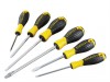 Stanley Tools 0-60-209 Essential Screwdriver Set 6 Piece SL/PH