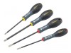 Stanley Tools 062060 Diamond Tip Screwdriver Set 4 Piece SL/PH