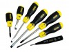 Stanley Cushion Grip Screwdriver Set Flared /Phillips 6pce