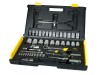 Stanley Tools MicroTough Socket Set of 65 Metric 1/4in & 1/2in Drive