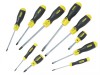 Stanley Cushion Grip Screw driver Set 10 piece 2 65 014