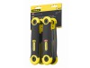 Stanley Tools Hexagon Key Folding Set of 17 Metric Imperial (1.5-8mm 5/64-1/4in)