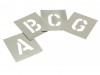 Stencils Set of Zinc Stencils - Letters 1in