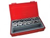 Teng TT1217-6 17pc Met 6p Socket Set 1/2d