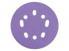 Trend Aluminium Oxide Orbital Sanding Disc 125mm x 120G (Pack 10)