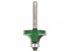Trend C078 x 1/4 TC Round Over Two Flute Cutter 9.5mm x 15.9mm