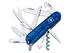 Victorinox Huntsman Swiss Army Knife Translucent Blue Blister Pack