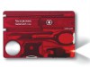 Victorinox SwissCard Lite Translucent Red Blister Pack