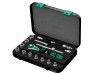 Wera Zyklop SA3 Socket Set 1/4in Drive Imperial 15 Piece