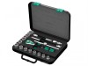 Wera Zyklop SB3 Socket Set 3/8in Drive Basic Imperial 17 Piece