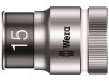 Wera 8790 HMC HF Zyklop Bolt Holding Socket 1/2in Drive x 15mm Hex