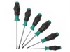 Wera Kraftform Comfort Screwdriver Set 6 Piece 4 Slotted 2 Pozi