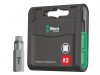 Wera Bit-Box 20 H Extra Hard Bits Robertson 2 Square x 25mm 20 Piece