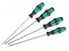 Wera Kraftform L/s Screwdriver Set 4 Piece Pz,Ph,Sl