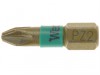 Wera 855/1 BTH Bits Pozidriv PZ2 BiTorsion Insert Bit 25 mm Pack 10