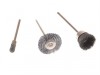 Wolfcraft 2114 Set (3) Mini Wire Brushes 10-25mm