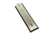 West Mahogany & Brass Thermometer