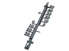 West Large Metal Filigree Thermometer