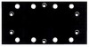 Bosch Sanding plate 185 x 93 mm 2608000202
